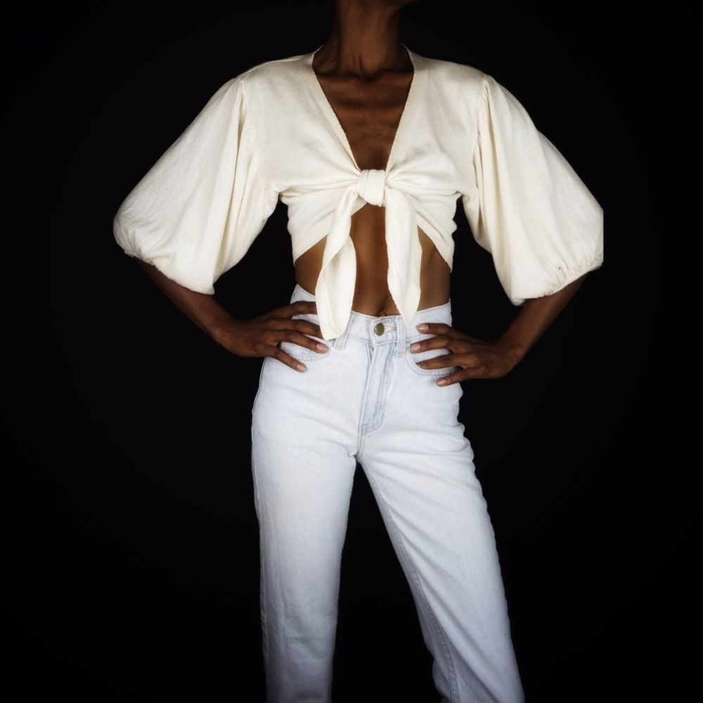Can't Tie Me Down Wrap Blouse with Bell Sleeves